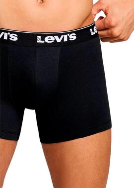 PACK DE 3 CALZONCILLOS BOXER BRIEF LEVI'S® MEN REPEAT LOGO B