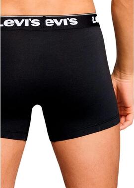 PACK DE 3 CALZONCILLOS BOXER BRIEF LEVI'S® MEN REPEAT LOGO B