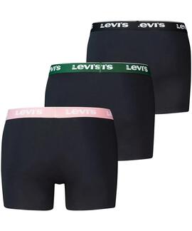 PACK DE 3 CALZONCILLOS BOXER BRIEF LEVI'S® MEN REPEAT LOGO B