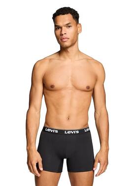 PACK DE 3 CALZONCILLOS BOXER BRIEF LEVI'S® MEN REPEAT LOGO B