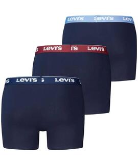 PACK DE 3 CALZONCILLOS BOXER BRIEF LEVI'S® MEN REPEAT LOGO N