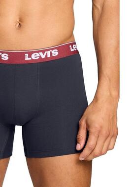 PACK DE 3 CALZONCILLOS BOXER BRIEF LEVI'S® MEN REPEAT LOGO N