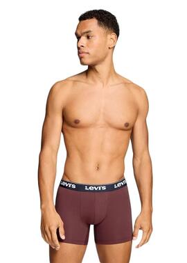 PACK DE 3 CALZONCILLOS BOXER BRIEF LEVI'S® MEN REPEAT BLUE