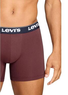 PACK DE 3 CALZONCILLOS BOXER BRIEF LEVI'S® MEN REPEAT BLUE