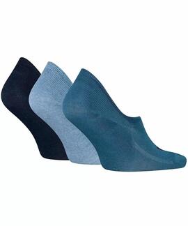 PACK DE 3 PARES DE PINKIES LEVI’S® HIGH CUT BATWING LOGO NAV