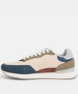 ZAPATILLA RUNNING RAQUETA BEIGE