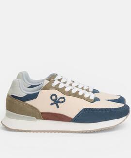 ZAPATILLA RUNNING RAQUETA BEIGE