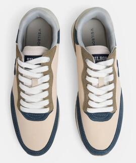 ZAPATILLA RUNNING RAQUETA BEIGE