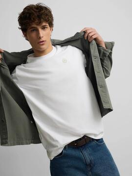 SOBRECAMISA PARCHES VERDE CAQUI