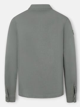 SOBRECAMISA PARCHES VERDE CAQUI