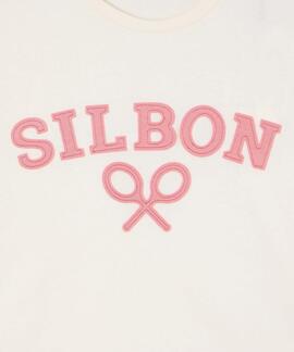 CAMISETA RAQUETA MEDIA CREMA