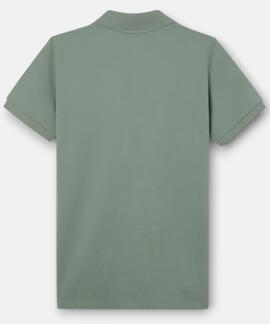 POLO CLÁSICO LISO VERDE MEDIO