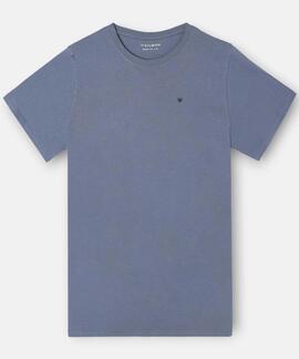 CAMISETA MINILOGO AZUL MEDIO