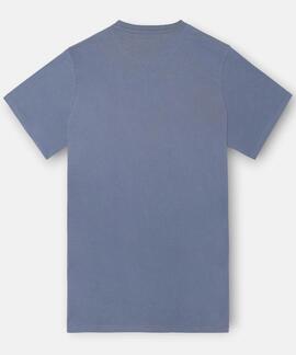 CAMISETA MINILOGO AZUL MEDIO
