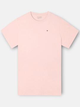 CAMISETA MINILOGO ROSA