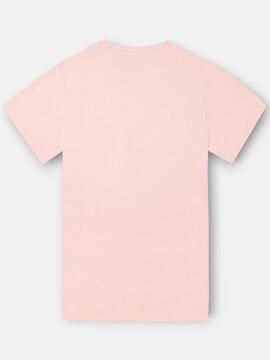 CAMISETA MINILOGO ROSA