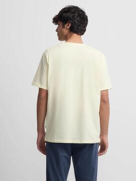 CAMISETA MINILOGO AMARILLO