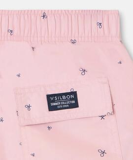 BAÑADOR CON MINIRAQUETAS CORAL