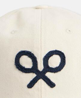 GORRA LOGO MEDIO BEIGE