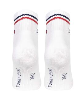PACK DE 2 PARES DE CALCETINES UNISEX TOMMY JEANS QUARTER ICO