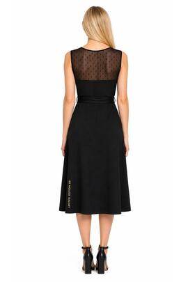 VESTIDO DE MUJER LASAL CHAOS NEGRO