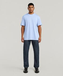CAMISETA G-STAR TRUE REGULAR FIT BABY BLUE