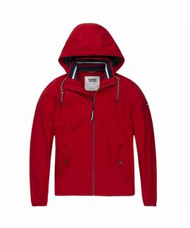 TJM ESSENTIAL ANORAK DECENT RED