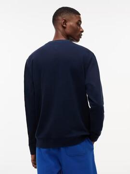 SUDADERA REGULAR FIT CON LOGOTIPO ESTAMPADO EN EL PECHO DARK