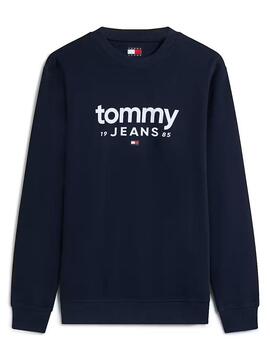 SUDADERA REGULAR FIT CON LOGOTIPO ESTAMPADO EN EL PECHO DARK