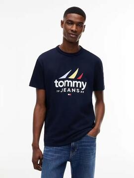 CAMISETA SAILING REGULAR FIT FDARK NIGHT NAVY