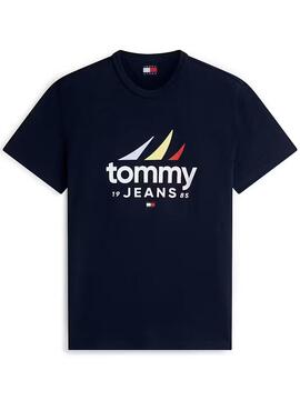 CAMISETA SAILING REGULAR FIT FDARK NIGHT NAVY