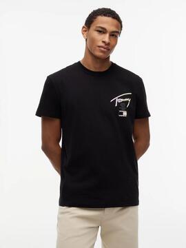 CAMISETA CITY SIGNATURE REGULAR FIT BLACK