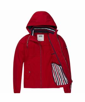 TJM ESSENTIAL ANORAK DECENT RED