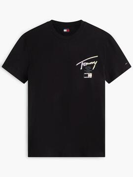 CAMISETA CITY SIGNATURE REGULAR FIT BLACK