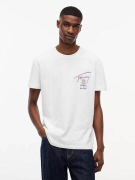 CAMISETA CITY SIGNATURE REGULAR FIT ECRU