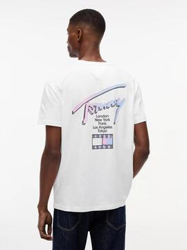 CAMISETA CITY SIGNATURE REGULAR FIT ECRU