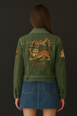 CAZADORA VAQUERA DE MUJER LASAL PILOT KAKI