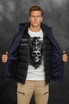 CAZADORA DOBLE DE HOMBRE LASAL 3 EN 1 MARINA AZUL