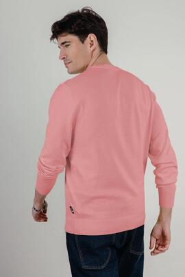 JERSEY LOGO BORDADO ROSA AMARANTO