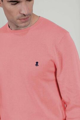 JERSEY LOGO BORDADO ROSA AMARANTO