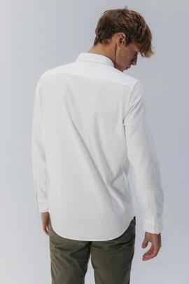 CAMISA CASUAL OXFORD CONTINUIDAD BLANCA