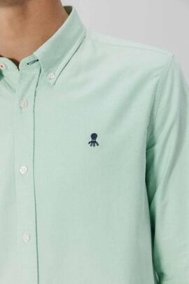 CAMISA CASUAL OXFORD CONTINUIDAD VERDE