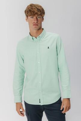 CAMISA CASUAL OXFORD CONTINUIDAD VERDE