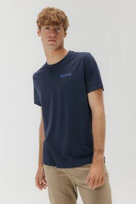 CAMISETA REMOS DESGASTADO AZUL MARINO DELAVÉ
