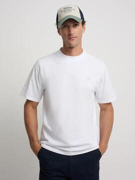 CAMISETA RAQUETAS LETTERING BLANCA