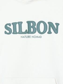 SUDADERA CON CAPUCHA NOMAD CREMA