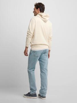 SUDADERA CON CAPUCHA NOMAD CREMA