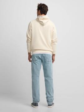 SUDADERA CON CAPUCHA NOMAD CREMA