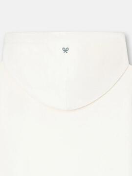 SUDADERA CON CAPUCHA NOMAD CREMA