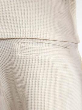 PANTALÓN CORTO JOGGER TEXTURIZADO AMANECER SEASHELL